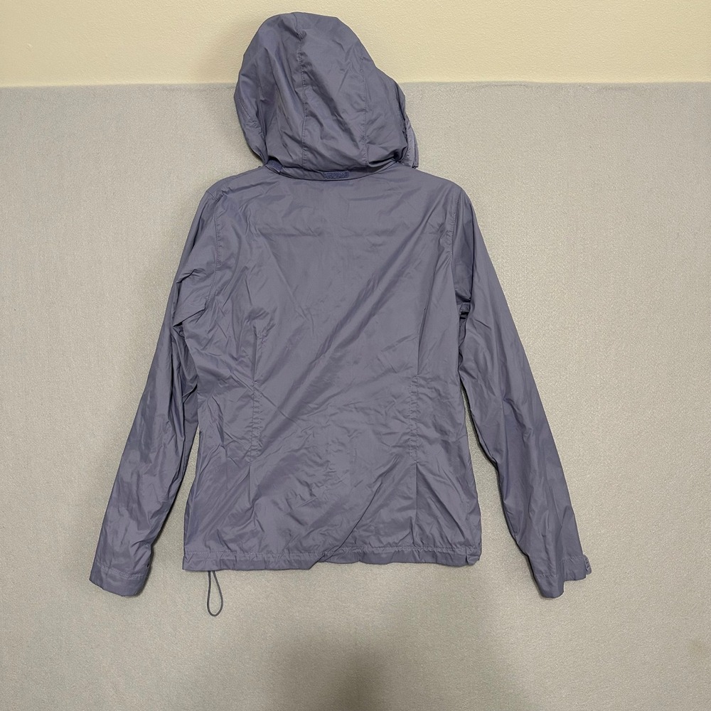 Columbia Womens Medium Purple Full Zip Hooded Windbreaker Jacket Lightweight - Picture 3 of 4